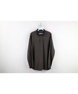 Vintage 90s Streetwear Mens Medium Faded Checkered Knit Long Sleeve Rugb... - $67.63 CAD