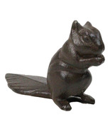 Rustic Cast Iron Standing Chipmunk Squirrel with Long Tail Door Stopper ... - $374.24 MXN