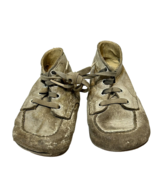 Vintage Leather Distressed High Top Baby Shoes for Decoration Vintage De... - £12.47 GBP