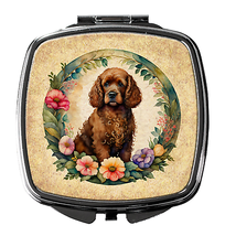 Elegant Irish Water Spaniel Square Compact Mirror - £12.57 GBP