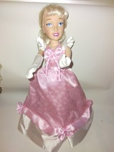 Pink Dress Disney 2005 Cinderella 15” Doll Playmates Toys J5213 - $21.53