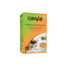 Girnar Cardamom-Saffron Chai Instant Tea Premix With Saffron (10 Satchets) - £13.64 GBP