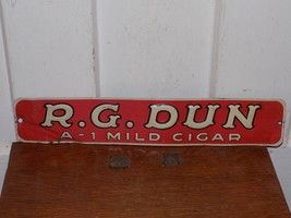 Vintage R.G. Dun A-1 Mild Cigar Embossed Metal Sign - $3,646.27 MXN