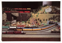 Oglebay Resort Model Railroad &amp; Village Wheeling West Virginia WV Postca... - £4.77 GBP