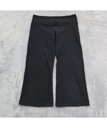 Lululemon Pants Womens 4 Black Plain Low Rise Banded Waist Capri Yoga Ac... - £23.35 GBP