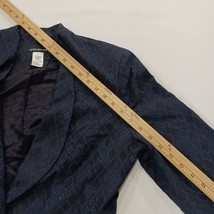 Jones New York RN#54050 Women's Blue/Black One-Button Blazer Jacket Size 8 image 8