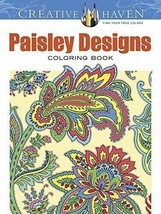 Creative Haven Paisley Designs Collection Coloring Book - £6.12 GBP