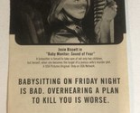 Baby Mother Sound Of Fear Tv Guide Print Ad Josie Bissett Tpa16 - £4.74 GBP