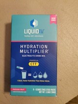 Liquid IV PASSION FRUIT Hydration Multiplier - 6 Stick Packs 09/2025 - £6.15 GBP