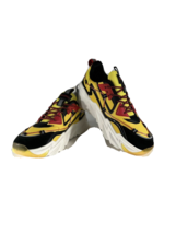 Mazino Lotus Men&#39;s Fashion Chunky Sneakers Yellow Red Casual Sizes 8.5 - 13 - $59.99