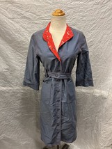 70s 80s Denim Button Up Dress Collared Dress, Vintage Women&#39;s Size 5 / 6... - £29.47 GBP