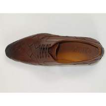 Men's GENIO Genuine Braided Leather Upper And Sole Shoes Turkey 120197862 Cognac image 6