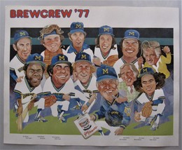 1977 Brewers Poster Rare from Mautz Paint - £43.95 GBP