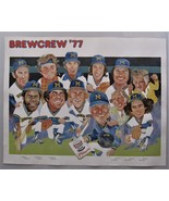 1977 Brewers Poster Rare from Mautz Paint - $54.99