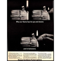 1963 Ronson Varaflame Pocket Lighters Vintage Print Ad Cigarette Lighter Photo - $10.97