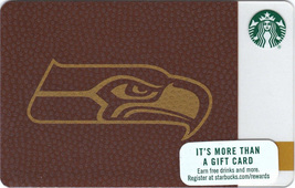 Starbucks 2017 Seattle Seahawks Football Collectible Gift Card New No Value - $4.99