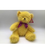 Sugar Loaf Teddy Bear plush Yellow stuffed animal 15&quot; NWT - $184.14 MXN