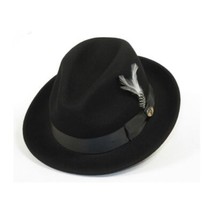 Men BENTLY HEADWEAR Hat Australian Wool Fedora Theo Collection TH700 Black image 2