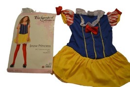 Halloween Enchanted Girls Costumes Disney Snow White Princess Dress M - £10.93 GBP