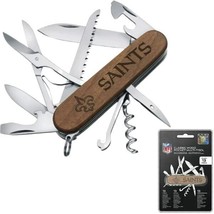 New Orleans Saints Multi-Tool Classic Wood Pocket 13-Tools NFL Official ... - £10.66 GBP