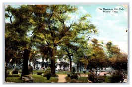 Masnion at City Park Houston Texas TX 1911 DB Postcard G18 - £4.29 GBP