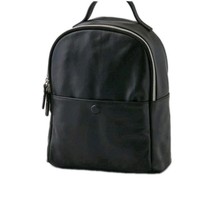 AMERICAN EAGLE Black Italian Leather Small Backpack Handbag Vintage Bike... - $1,012.33 MXN