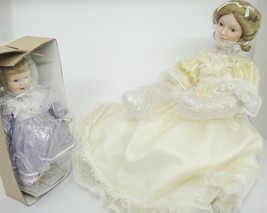 Danbury Mint First Steps Dolls Mother and Toddler Old Fashioned in Origi... - $18.80