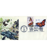 US 3354k FDC Insects, Monarch Butterfly hand-painted Cachets ZAYIX 01240250 - £9.43 GBP