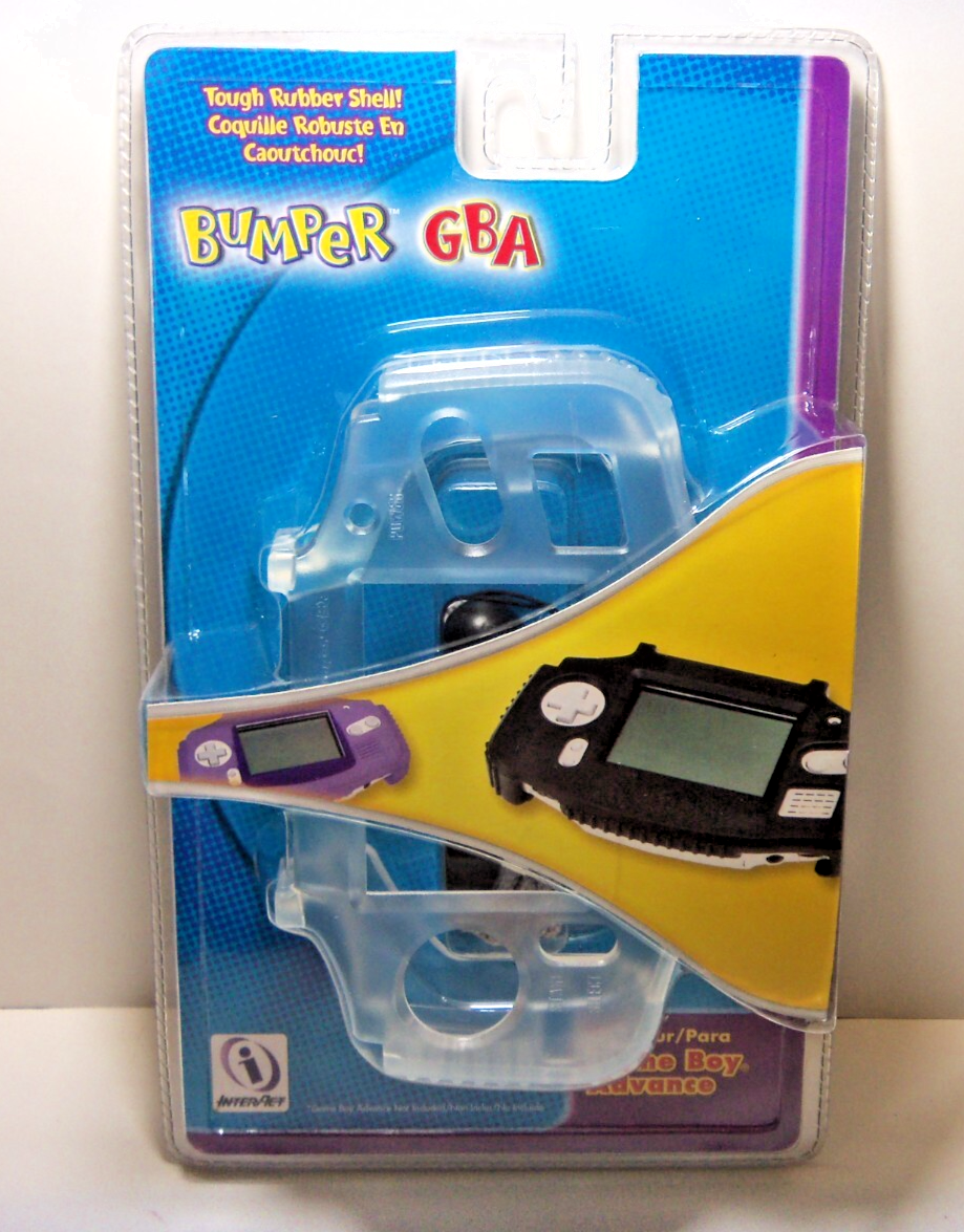 BUMPER GBA FOR NINTENDO GAME BOY ADVANCE (POLAR BEAR WHITE) 2001 INTERAC... - $11.83