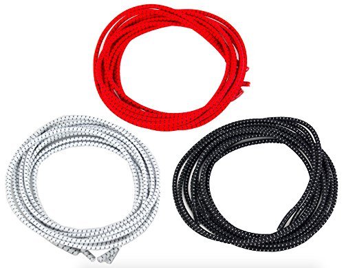 No Tie Stretch Shoelace 3-Pack - Save Time On Tying Shoes, Boots & Sneakers