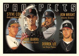 1996 Topps #424 Derrek Lee RC Rookie Card San Diego Padres ⚾ - £0.69 GBP