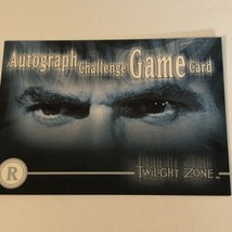 Twilight Zone Vintage Trading Card # Autograph Challenge Game Card R - £1.54 GBP