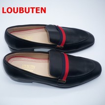 New Fashion Black Soft Leather Loafers Men Slip On Casual Shoes  Driving Shoes M - £238.00 GBP