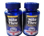 Nite Thru Two-Stage Release Melatonin 6mg Strawberry Flavor 30 Gummies x... - £17.79 GBP