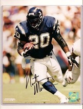 natron Means Autographed 8x10 Photo Football Signed Jaguars Chargers - £19.31 GBP