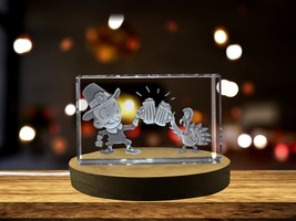 LED Base included | Thanksgiving 11 3D Engraved Crystal 3D Engraved Crystal - £31.37 GBP+