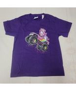 Girls Purple Unicorn 4 Wheel Drive Graphic T-Shirt sz XS - £7.68 GBP