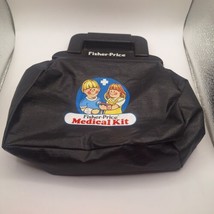 Vintage 1987 Fisher Price Doctor Black Bag Medical Kit Bag Only Replacement - £9.94 GBP