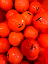 12 Orange Nitro Near Mint AAAA Used Golf Balls - $16.40