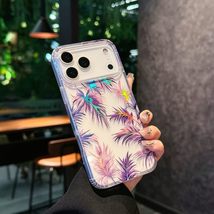Generic Case For iPhone Air (Color: Purple) Shockproof Flower Pattern Si... - $46.29