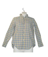 Ralph Lauren Youth Medium 10/12 Plaid Shirt Button Down Blue Pony Vacation  - $12.59