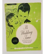 It&#39;s Wedding Time Organ Sheet Music Fred Bock 1962 Love Songs Lyrics  - £14.09 GBP