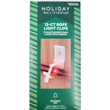 Holiday Living 12 Count Rope Light Clips 1034165 Screw In Universal Chri... - $9.00