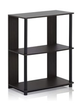 Furinno JAYA Simple Design 3-Tier Shelf Bookcase, Display Rack, Walnut C... - $19.99
