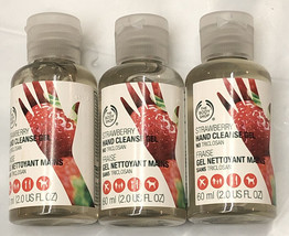 3 Pack~The Body Shop STRAWBERRY Hand Cleanser 2 oz NEW - £14.64 GBP