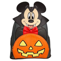 Disney Mickey Vampire Pumpkin US Exclusive Mini Backpack - £97.36 GBP