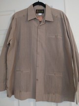 Vtg Guayabera Piramide  de Yucatan  Long sleeve  Size  40 - £41.18 GBP