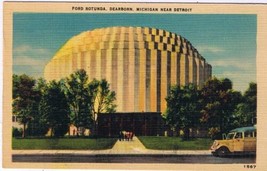 Postcard Ford Rotunda Dearborn Michigan Near Detroit  - £2.22 GBP