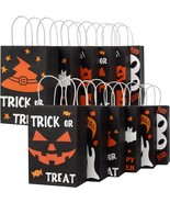 Halloween Paper Gift Bags 24 Halloween Paper Bags with Handle Reusable K... - $39.68