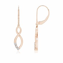 ANGARA Natural Diamond Drop Earrings in 14K Gold (Grade-HSI2 , 0.15 ctw) - £417.83 GBP